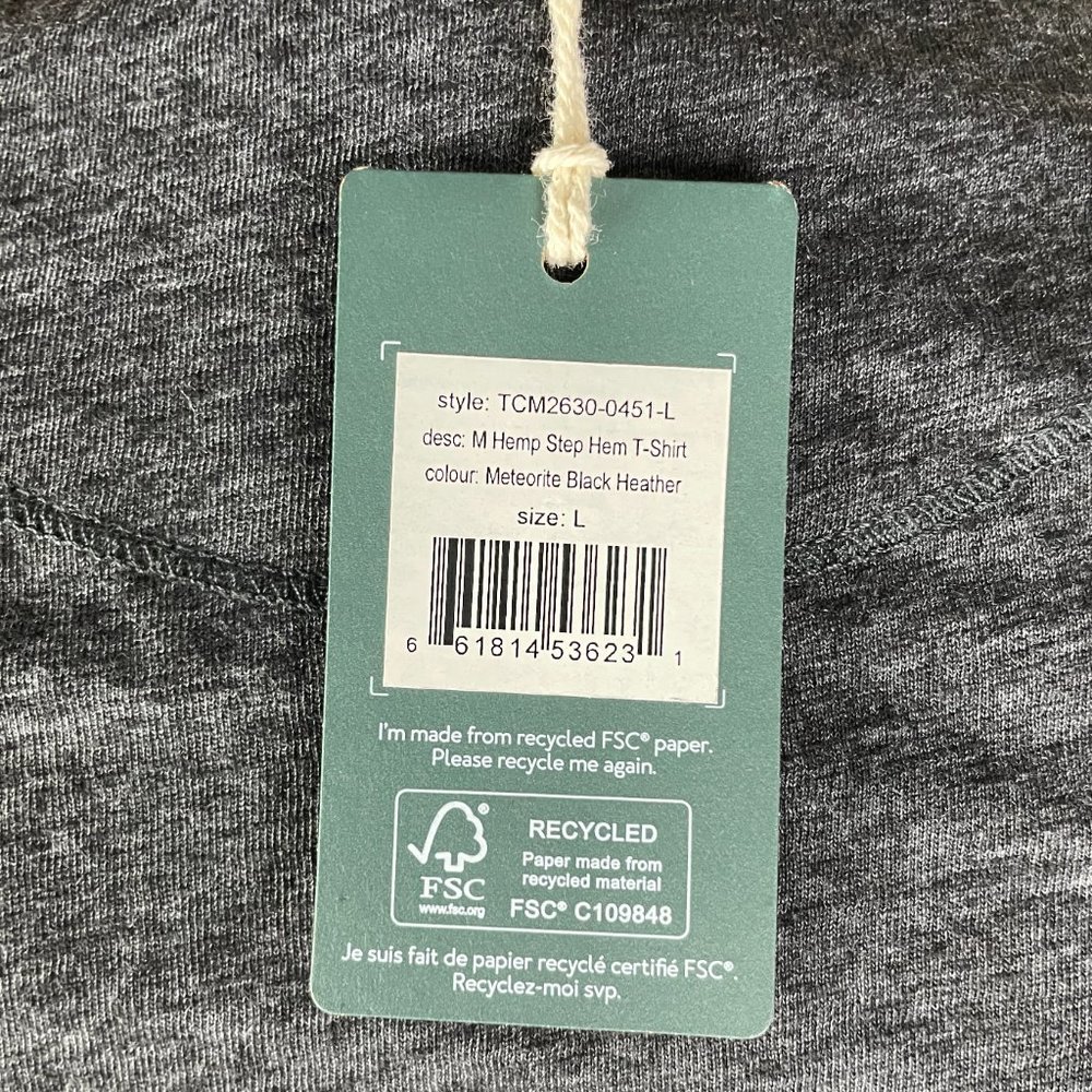 ⭐️ SOLD ⭐️ NWT Tentree Hemp T-shirt - Picture 3 of 6